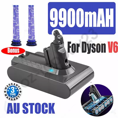 For Dyson V6 Battery SV03 SV04 SV09 DC58 DC59 DC61 DC62 DC74 V6 Animal 9900mAh • $34.80