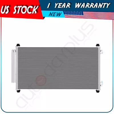 3599 New A/C Aluminum Condenser For 2007 2008 2009 2010 2011 Honda CR-V 2.4L L4 • $43.39