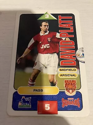 £0.99 • Buy David Platt     Arsenal   Subbuteo Squads 1996 Card   Home Shirt