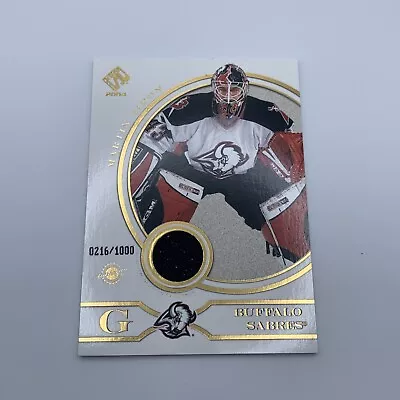 2003-04 Private Stock Reserve Jersey #146 Martin Biron /1000 Buffalo Sabres • $4