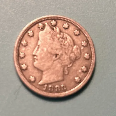 $0.05 • Buy 1883 No Cents Liberty Head V Nickel 5 Cent Piece
