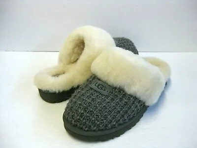 Ugg Cozy Knit Women Slippers Knit Charcoal Us 6 /uk 4 /eu 37 /jp 23 • $119.99