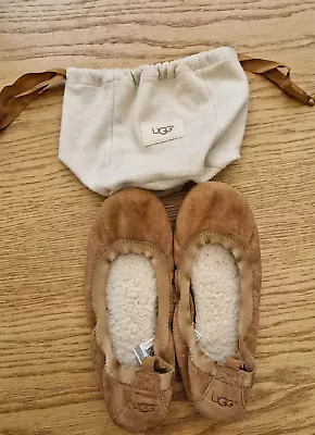 Ugg Ballet Flat Foldable Slippers With Bag Uk5.5 • £27.50