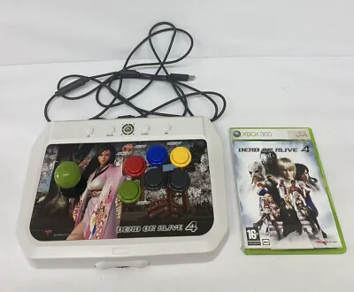 £54.99 • Buy Xbox 360 Dead Or Alive 4 Fight Stick Arcade Controller With Game Working VGC