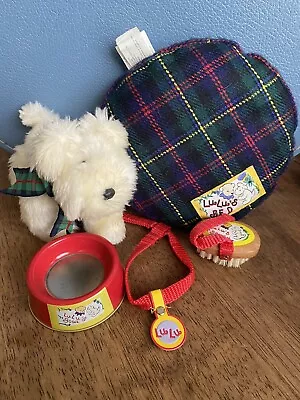 Muffy Vanderbear Lulu Dog Bed Brush Leash And Bowl • $22.99