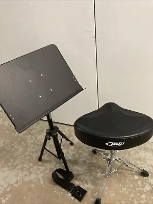 Drum Throne Seat PDP And Onstage Music Stand • $80