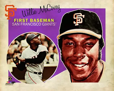 WILLIE MCCOVEY Retro 1960s-Vintage-Style San Francisco Giants Premium Poster • $31.49