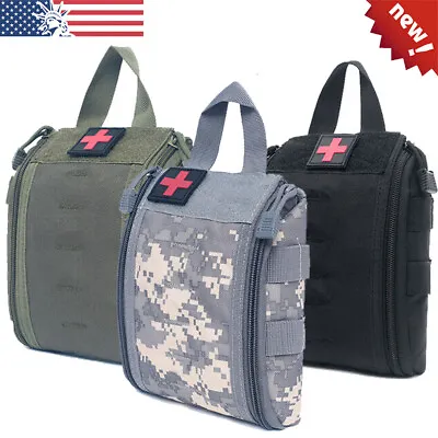 Tactical First Aid Kit Medical Molle Rip Away EMT IFAK Survival Pouch Empty Bag • $12.89