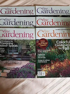$9.99 • Buy Taunton Fine Gardening Magazine 2006 Lot Of 6 No 107-112 Landscape Design Flower