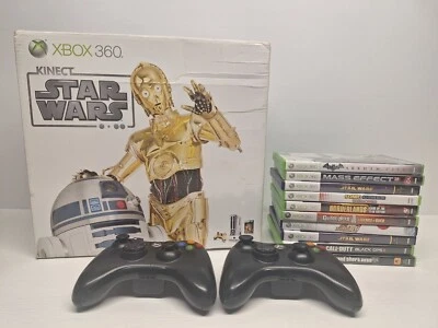 $300 • Buy Xbox 360 S (Console-CIB) Star Wars Limited Edition Kinect Bundle