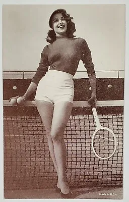 Mara Corday Sexy Tennis Racket High Heels And Shorts Postcard E30 • $7.95