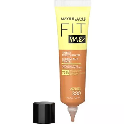 Maybelline Fit Me Tinted Moisturizer Natural Coverage Face Makeup 330 1 • $6.99