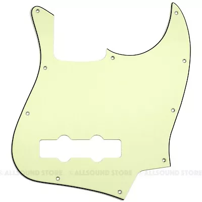 3ply Mint Green Pickguard For Fender Standard Jazz Bass USA MIM 4-String 10-Hole • $15.99