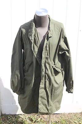 Vintage 1973 USGI US Army Fishtail Parka Extreme Cold Weather Size Small Reg • $199.97