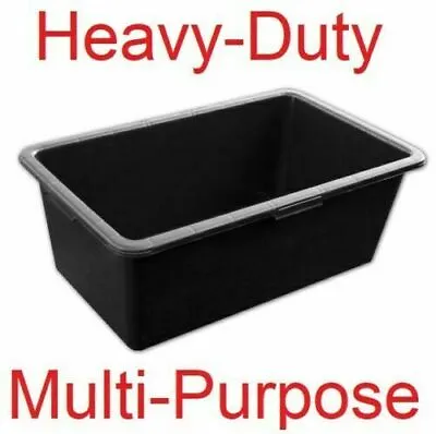 Mortar Tub 60 L Strong Mixing Plasterers Bucket Caste Storage Box Garden Pot • £15.49