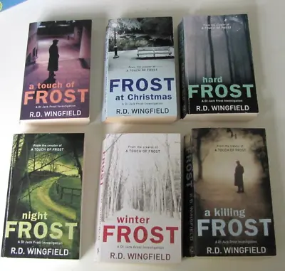 £25 • Buy TOUCH OF FROST By R.D. WINGFIELD SET OF 6 COMPLETE SERIES 1  RARE SET Of ALL 6