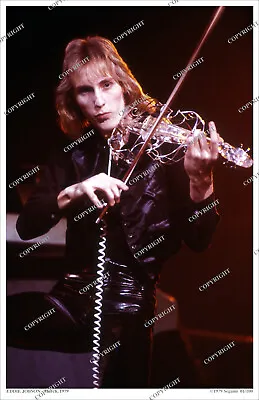 Eddie Jobson 17x11 ORIGINAL 1979 PHOTO Curved Air/U.K./Roxy Music/Zappa/no-cd/lp • £21.22