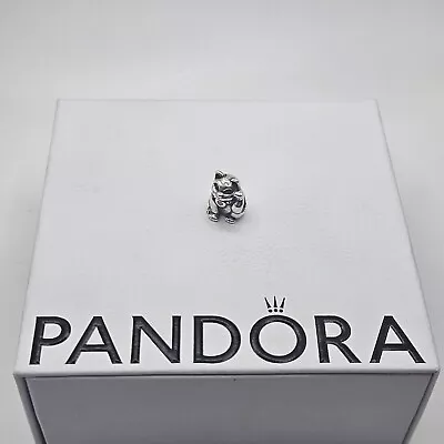 Genuine Pandora Lucky Waving Cat Heart Charm ALE 925 #790989EN05 • £22