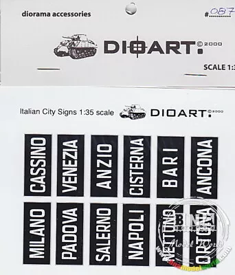 DioArt 1/35 WWII Italian Road Signs (Italy Proper) • $5.15