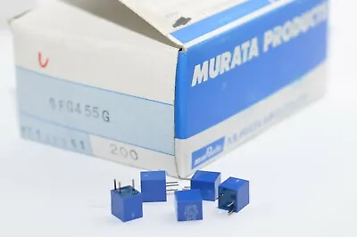 Vintage Ceramic ZF Filter By Murata Type SFG455G / SFG 455G 3-Pin NOS • $22.16