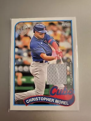 2024 Topps Christopher Morel 1989 35th Anniversary Player Worn Relic #89BR-CM • $1