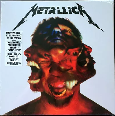 Metallica - Hardwired...To Self-Destruct (2016)  Deluxe 3 X 180g Vinyl + CD  NEW • £71.96