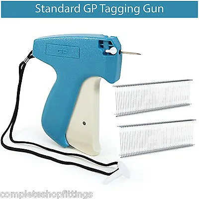 GP Standard Tagging Gun System +1000 Barbs Kimble Tag Label For Clothes Sock • £11.67