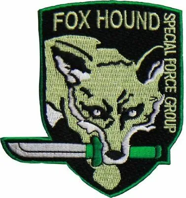 Metal Gear Solid Fox Hound Special Force Group Embroidered Patch (Green) • £9.45