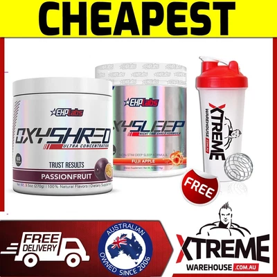 $114.90 • Buy Ehp Labs Oxyshred 60 Srv + Oxysleep 40 Srv//oxy Shred Sleep Fat Burner Weight