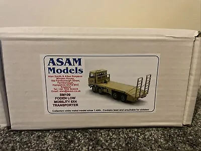 £14.50 • Buy ASAM Models SM109 FODEN LOW MOBILITY 8x4 TRANSPORTER 1/48 Scale.