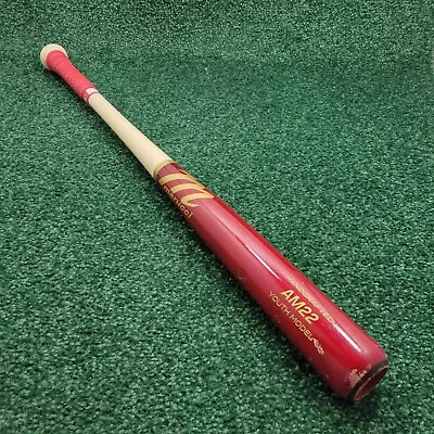 Marucci AM22 Youth Maple Wood Baseball Bat 31  24oz Handcrafted Red • $53.95