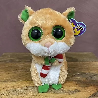 Ty Beanie Boos 6” Candy Cane The Christmas Hamster Retired With Tags VHTF • $60