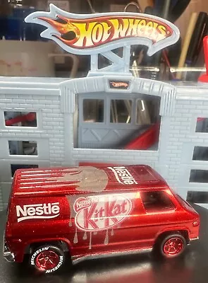 2023 Hot Wheels 70’s Van  Nestle Kit Kat” Spectraflame Red *Custom* See Details • $35