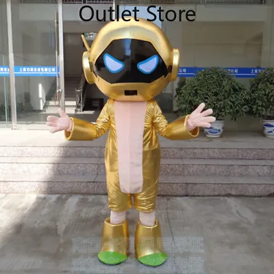 Halloween Cartoon Smart Robot Cosplay Mascot Costume Party Xmas Outfit Carnival • $660.81