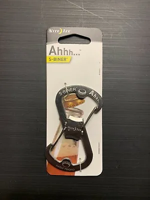 Nite Ize Ahhh S-Biner Stainless Steel Carabiner/Bottle Opener - Stainless • $8.95