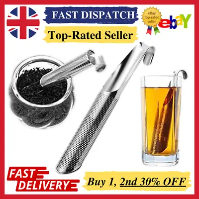 Loose Tea Diffuser Strainer Infuser Leaf Herbal Filter Cup Mesh Stainless Steel • £4.25