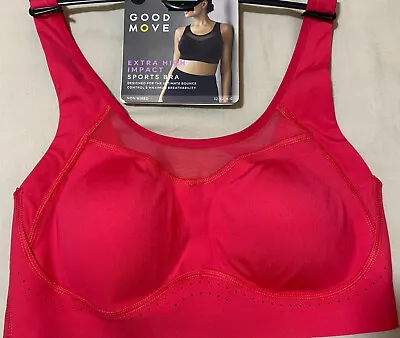 Ex M&S NONWIRED ULTIMATE BOUNCE CONTROL EXTRA HIGH IMPACT Sports BRAin Size 32DD • £12.99