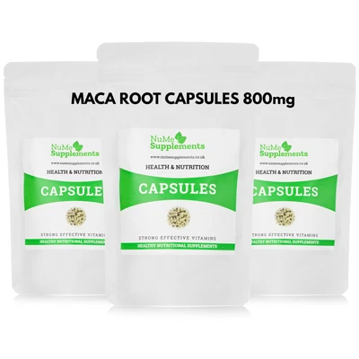 £6.99 • Buy Maca Root Capsules 800mg Peruvian Ginseng Sexual Health Support Libido Energy UK