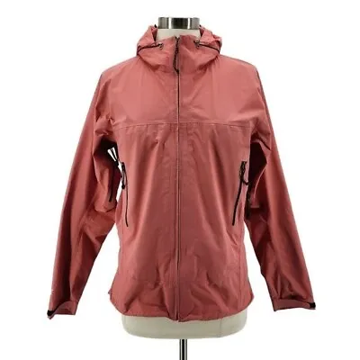 Mountain Hardwear Gore-Tex Paclite Hooded Pink Zipper Jacket Womens 8 • $55.29