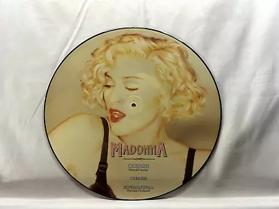 Madonna Cherish 1989 Single Picture Disc W288TP Warner Bros. Records 45 RPM EX • $39.12