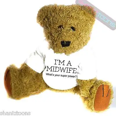 Midwife Novelty Gift Teddy Bear • £16.53