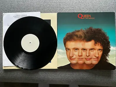 Queen The Miracle White Label Test Pressing • £400