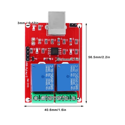 £10.79 • Buy 5V USB Control Switch 2 Channel Relay Module Computer PC Intelligent Control
