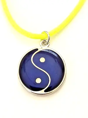 NEW Rainbow Ying Yang Mood Necklace Color Change Pendant Liquid Crystal Thermo • $8.98