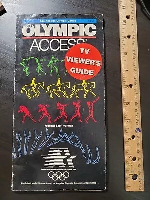 1984 Olympic Summer Games - Los Angeles- TV Olympic Viewer's Guide -  Rare • $500