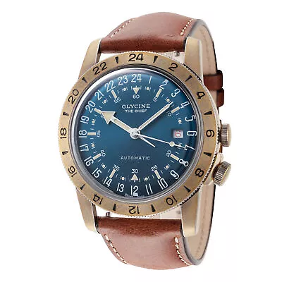 Glycine Men's GL0414 Airman The Chief 40mm Automatic Watch • $649