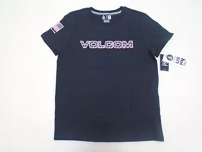 Volcom H3502200 Usst Womens Short Sleeve Tee Black Small • $16.11