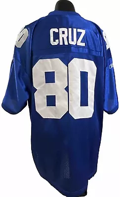 New York Giants Victor Cruz #80 NFL Stitched Football Jersey Size 56 Blue NY RbK • $66.99