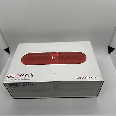 Beats By Dr. Dre Pill+ Portable Wireless Speaker ML4Q2PA/A Bluetooth Red Used • $125