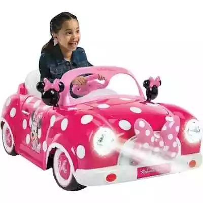 Disney Minnie Mouse Girls Electric Ride On Car - Battery Powered Motor Car 3+ • £200